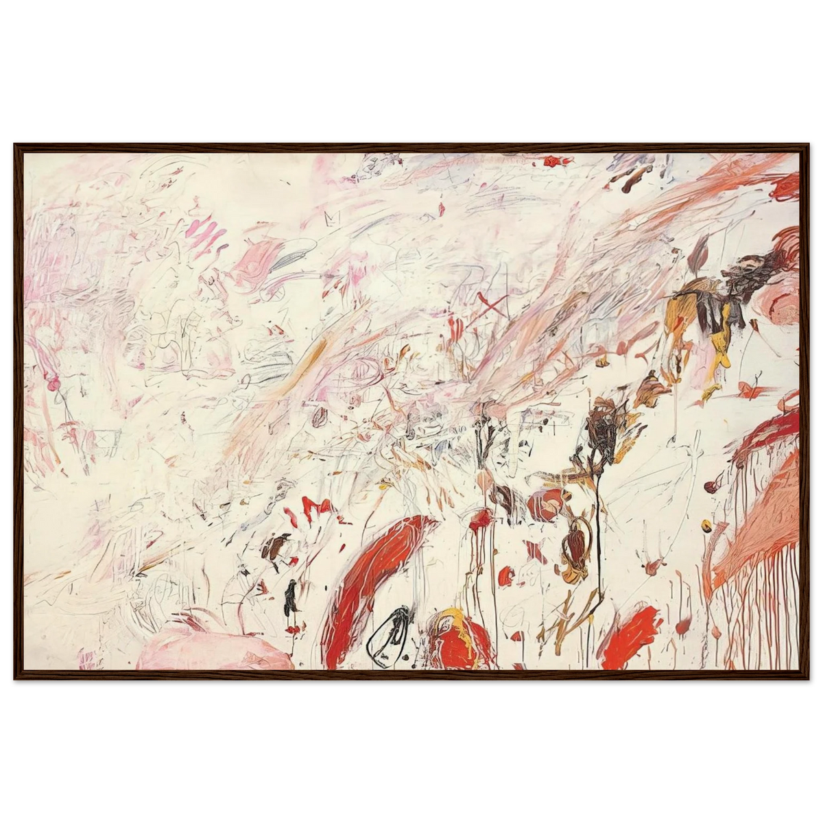 Ferragosto III Framed Poster | Cy Twombly Framed Prints Wall Art | Cy Twombly Store