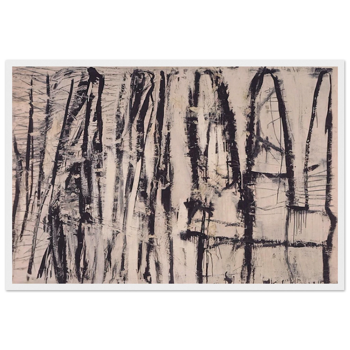 Quarzeat Framed Poster | Cy Twombly Framed Prints Wall Art | Cy Twombly Store