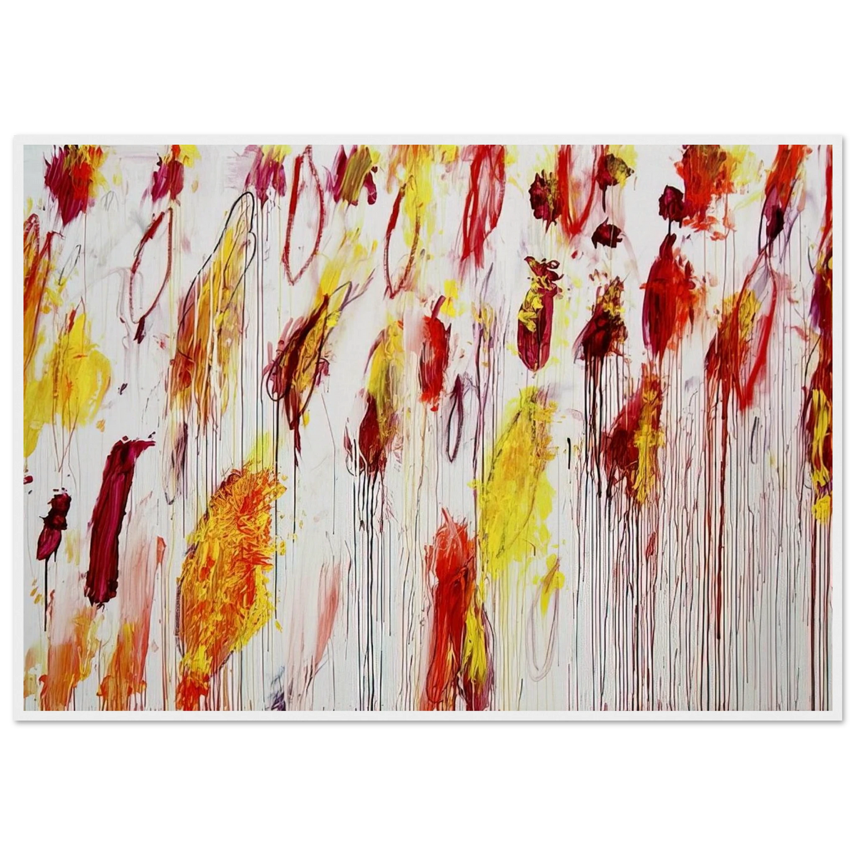 Lepanto, Part IV Framed Poster | Cy Twombly Framed Prints Wall Art | Cy Twombly Store