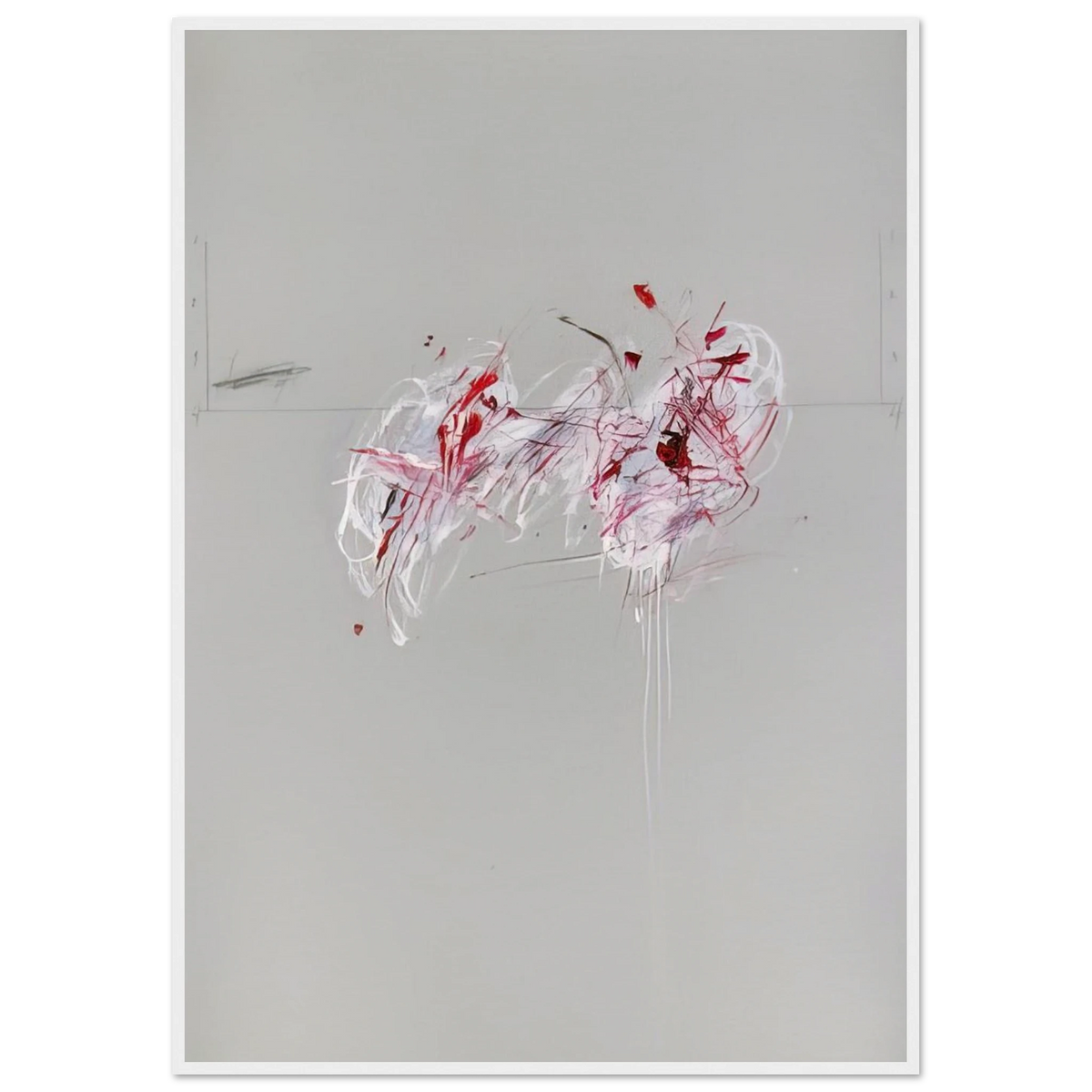 Nine Discourses on Commodus, Part II Framed Poster | Cy Twombly Framed Prints Wall Art | Cy Twombly Store