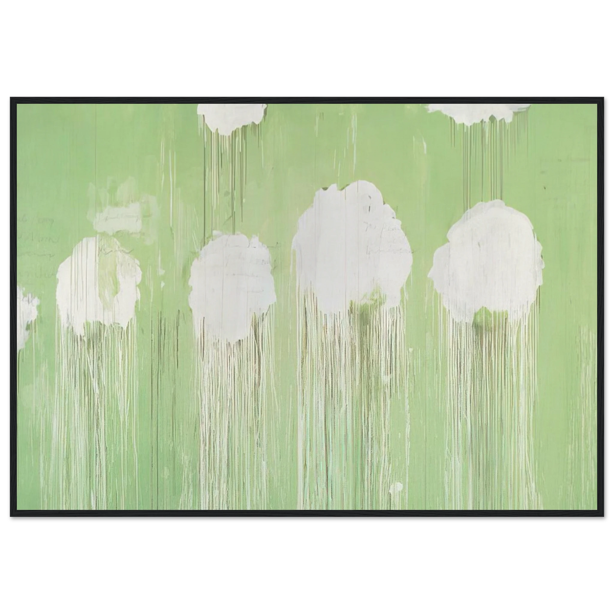 Untitled,  Peony Blossom Painting  Framed Poster | Cy Twombly Framed Prints Wall Art | Cy Twombly Store
