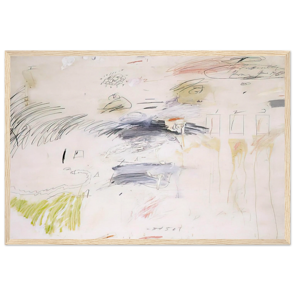 Untitled, Rome Framed Poster | Cy Twombly Framed Prints Wall Art | Cy Twombly Store