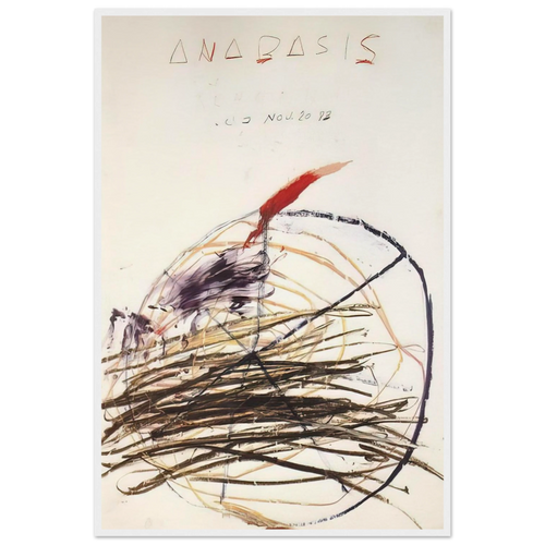 Anabasis  Xenephon  Framed Poster | Cy Twombly Framed Prints Wall Art | Cy Twombly Store