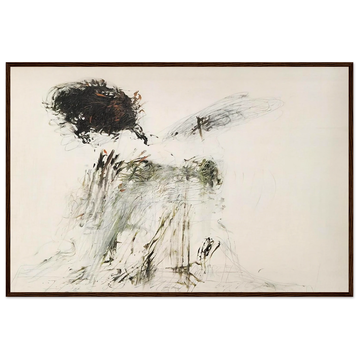Ides of March Framed Poster | Cy Twombly Framed Prints Wall Art | Cy Twombly Store