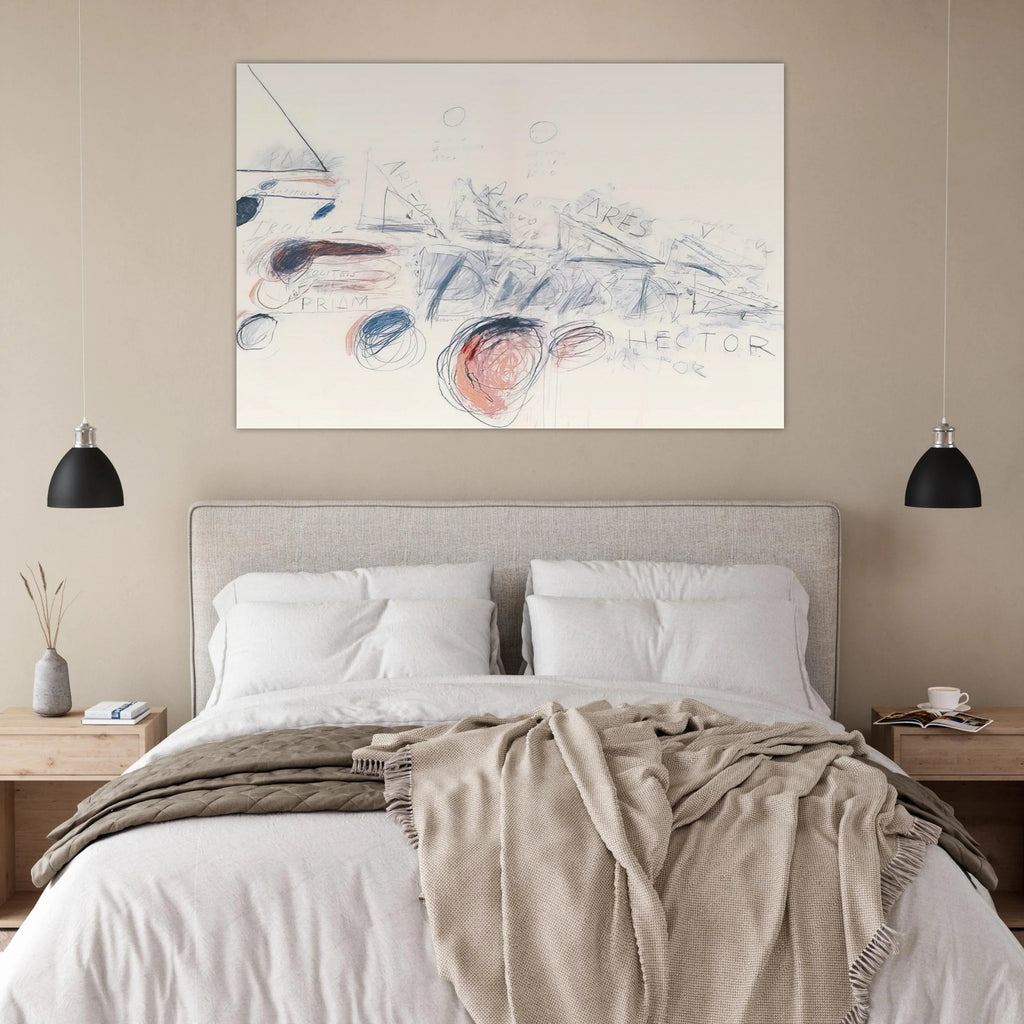 Fifty Days at Iliam. Ilians in Battle Poster | Cy Twombly Poster | Cy Twombly Store