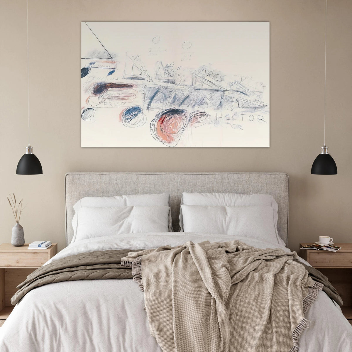 Fifty Days at Iliam. Ilians in Battle Poster | Cy Twombly Poster | Cy Twombly Store