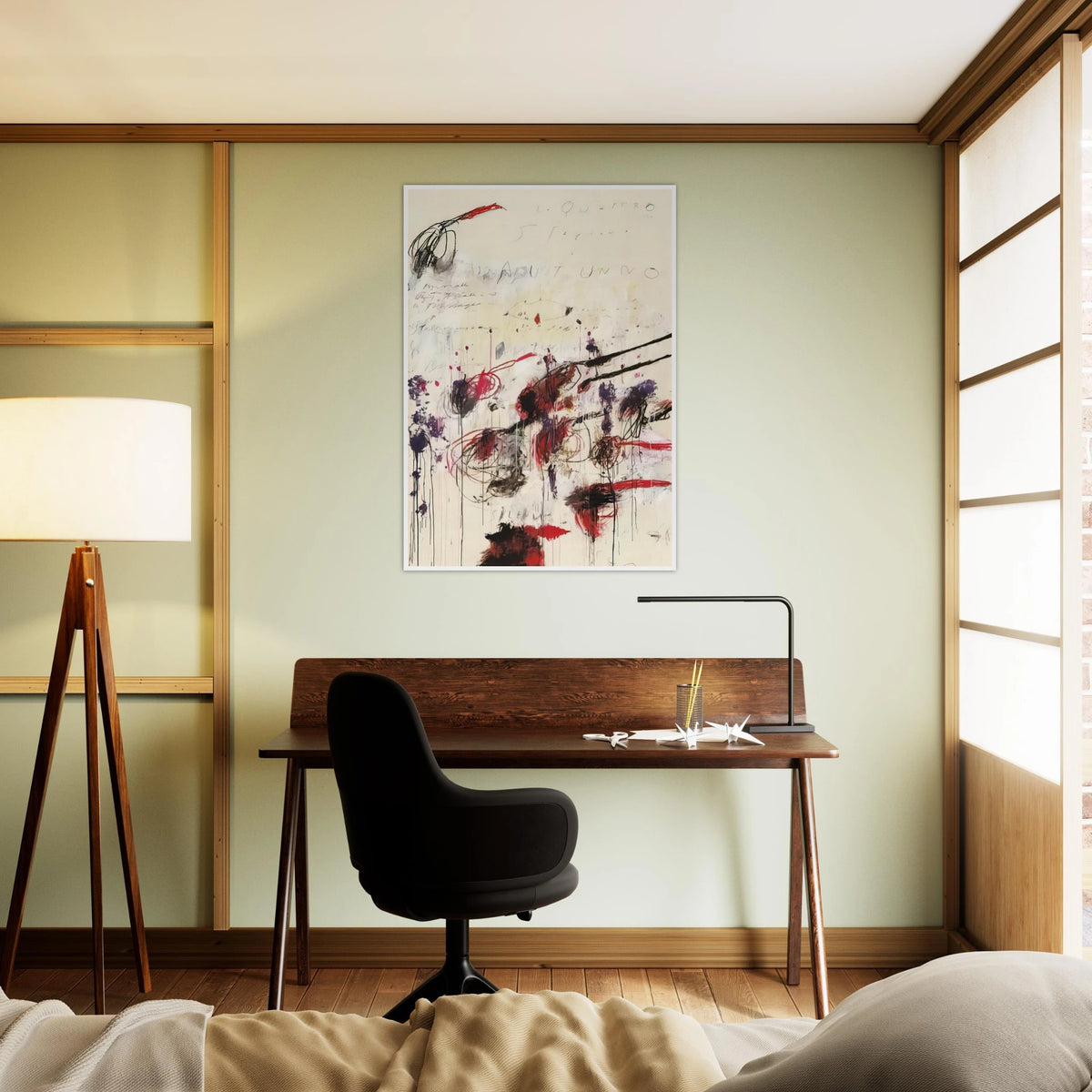 Quattro stagioni I. Autunno Framed Poster | Cy Twombly Framed Prints Wall Art | Cy Twombly Store