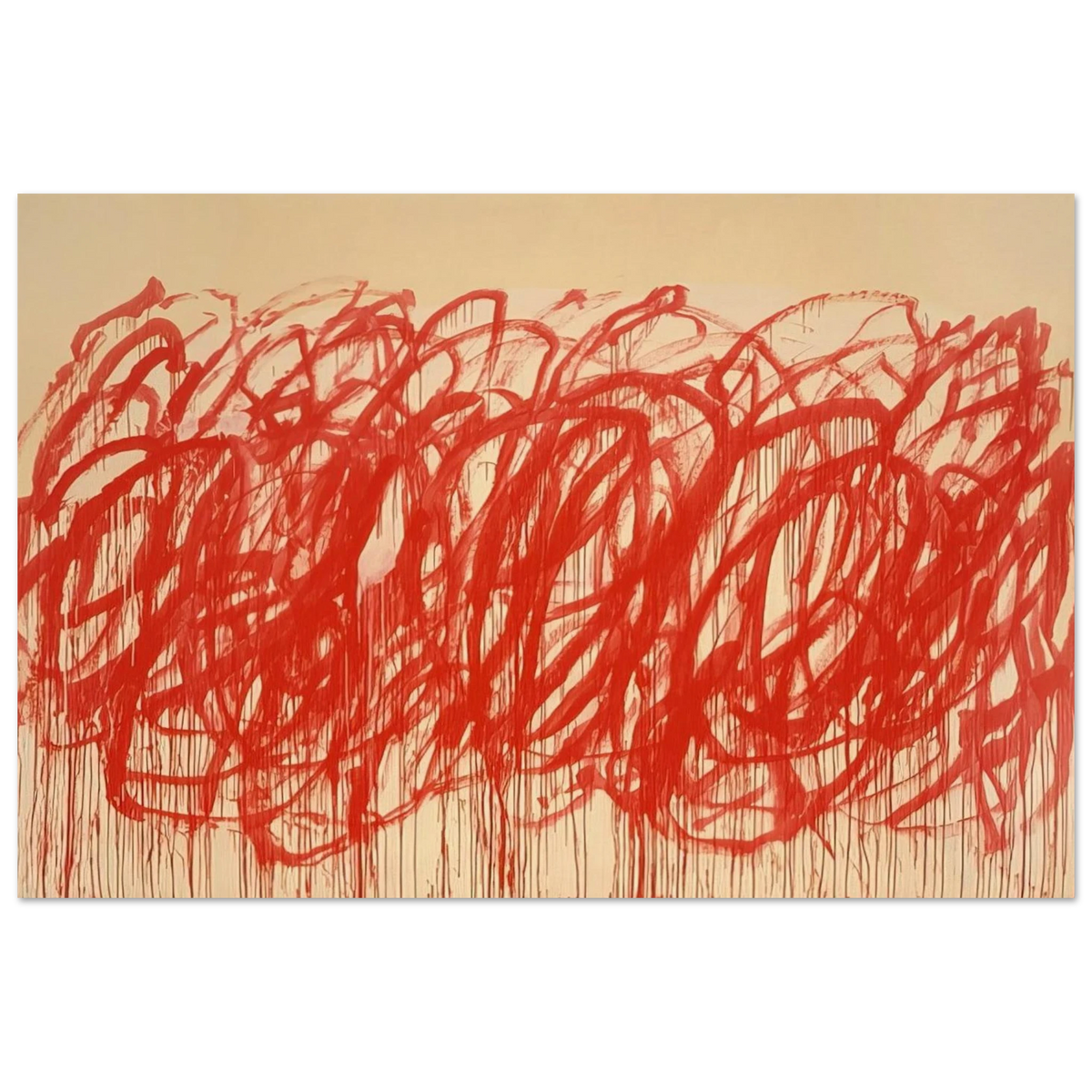 Untitled  Bacchus  Poster | Cy Twombly Poster | Cy Twombly Store