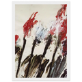Nicola's Irises Framed Poster | Cy Twombly Framed Prints Wall Art | Cy Twombly Store