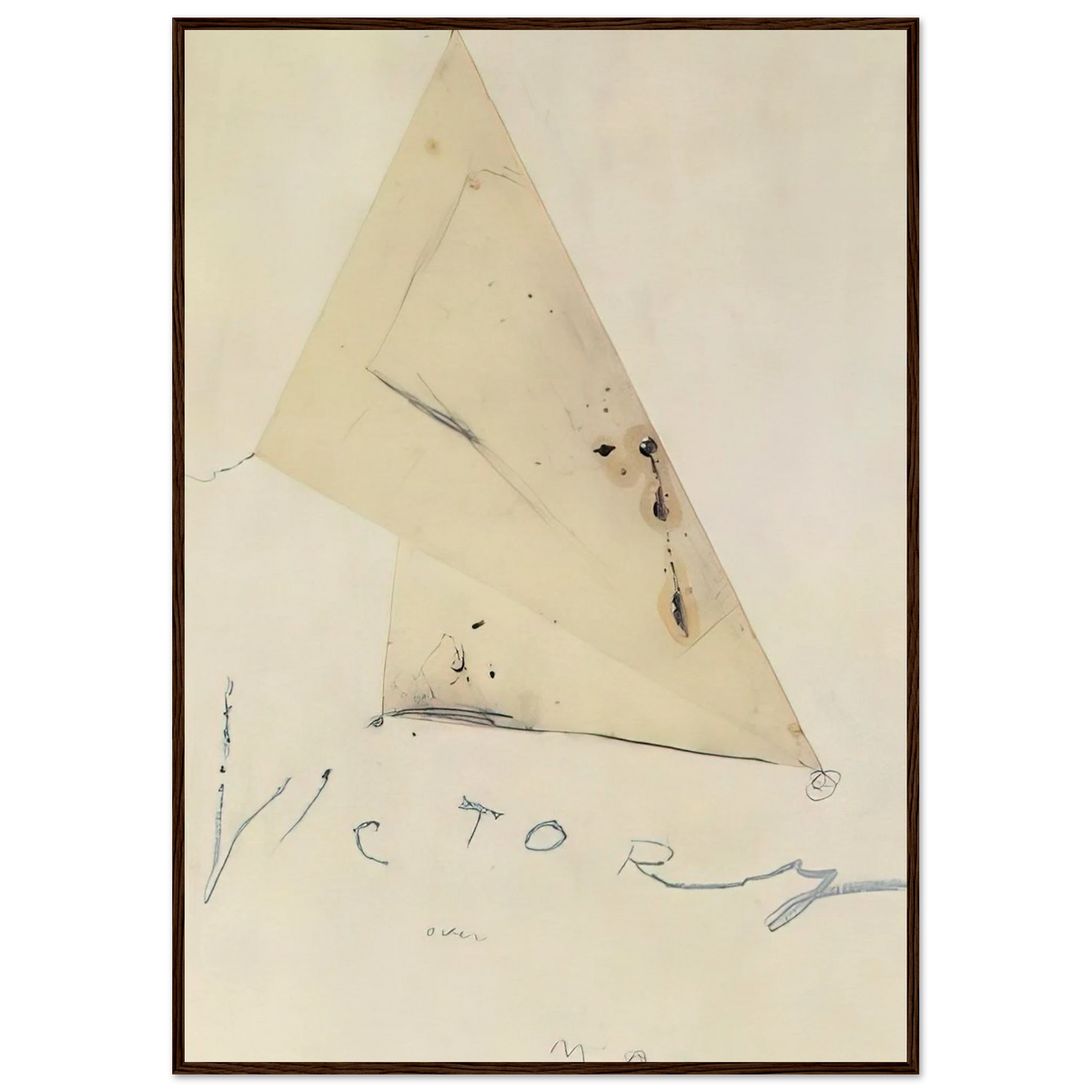 Victory Framed Poster | Cy Twombly Framed Prints Wall Art | Cy Twombly Store