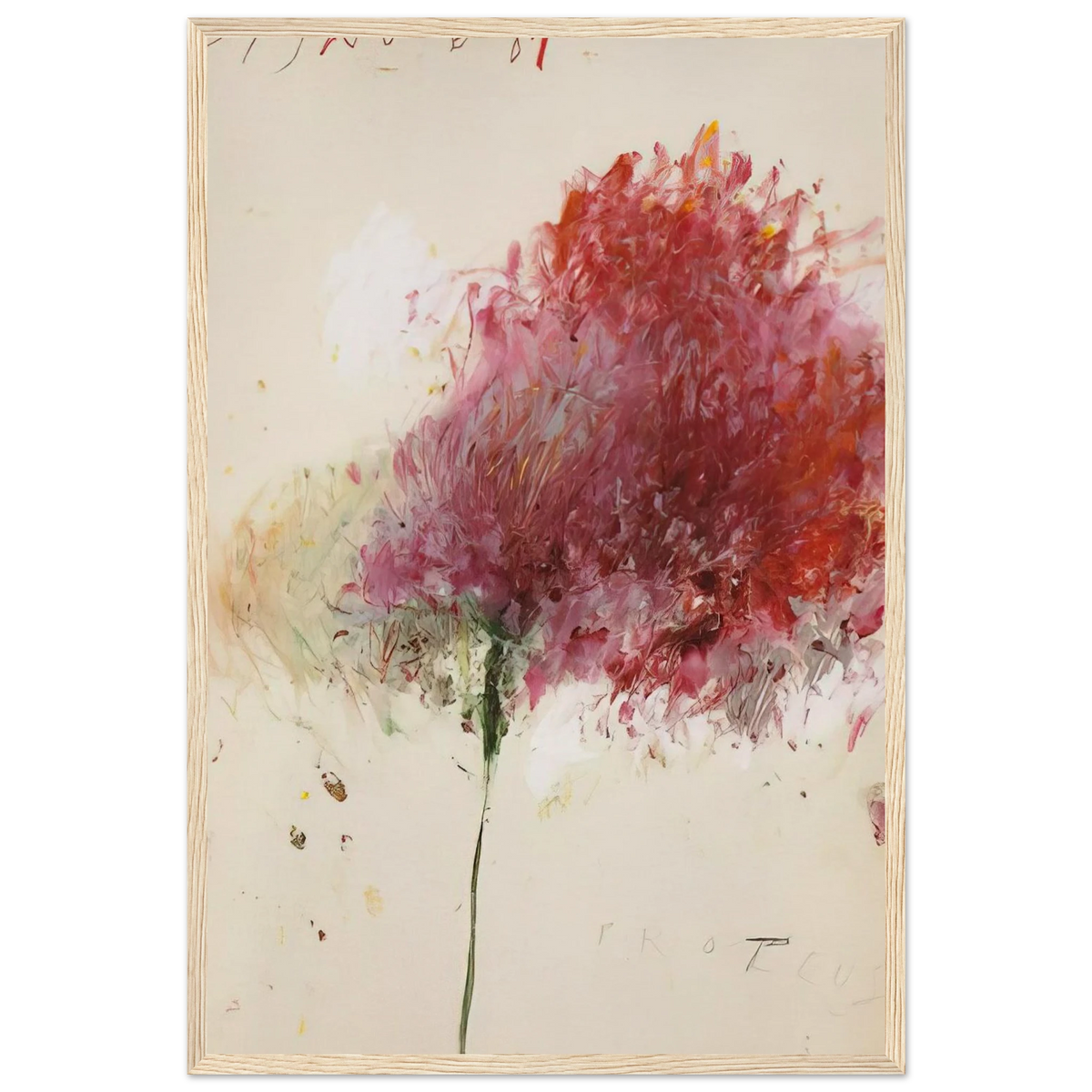 Proteus Framed Poster | Cy Twombly Framed Prints Wall Art | Cy Twombly Store