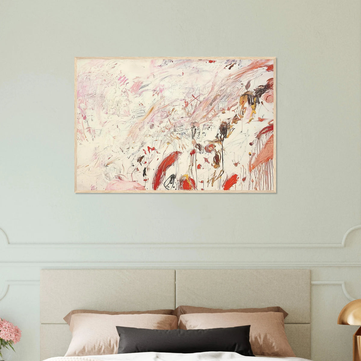 Ferragosto III Framed Poster | Cy Twombly Framed Prints Wall Art | Cy Twombly Store