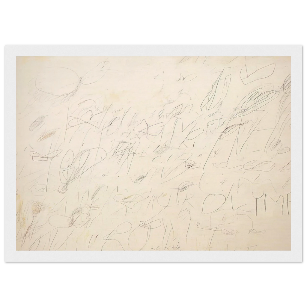 Olympia Framed Poster | Cy Twombly Framed Prints Wall Art | Cy Twombly Store
