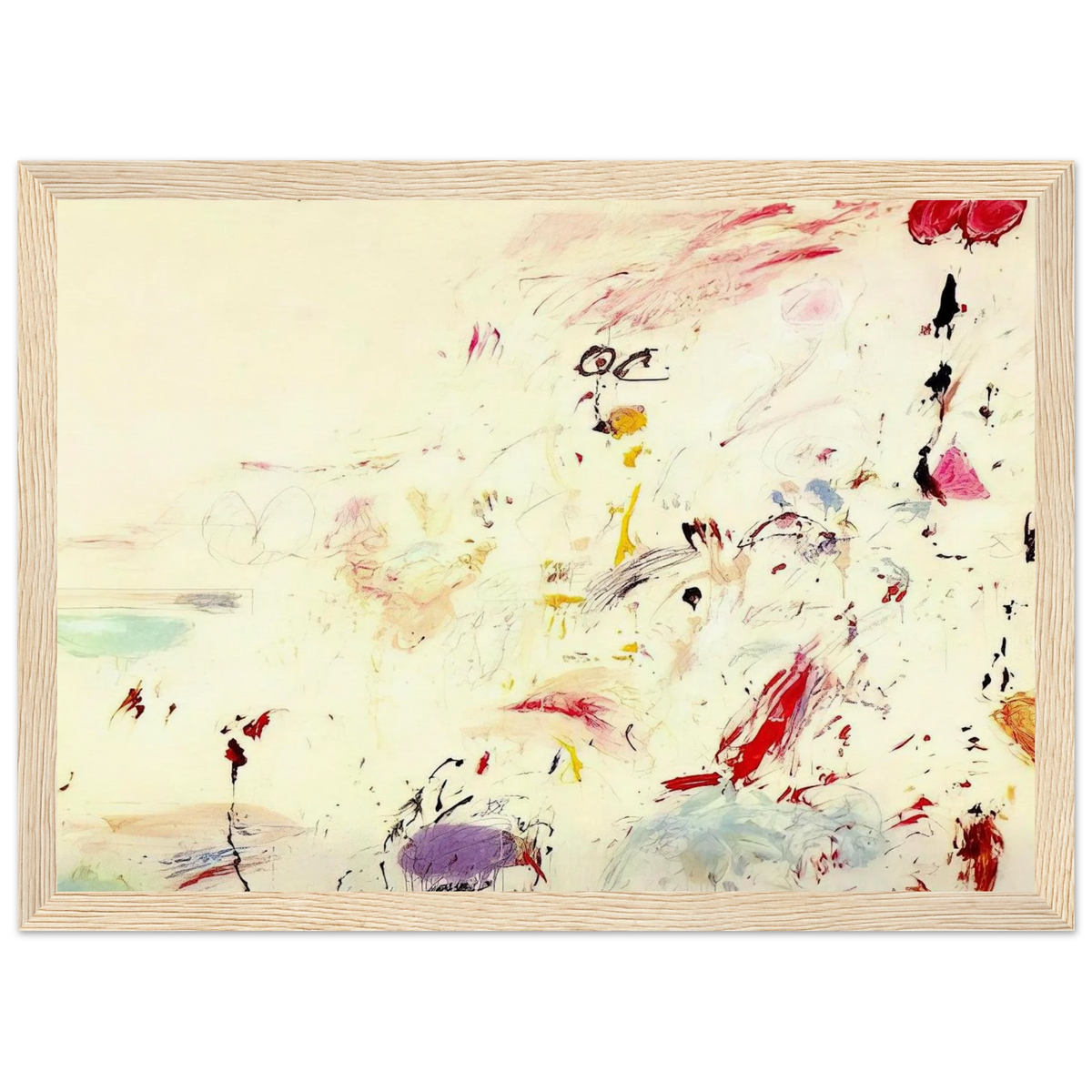 Bay of Naples Framed Poster | Cy Twombly Framed Prints Wall Art | Cy Twombly Store