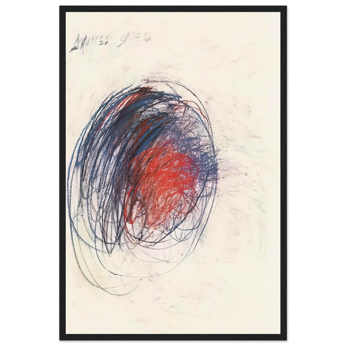 Fifty Days at Iliam. Shield of Achilles Framed Poster | Cy Twombly Framed Prints Wall Art | Cy Twombly Store