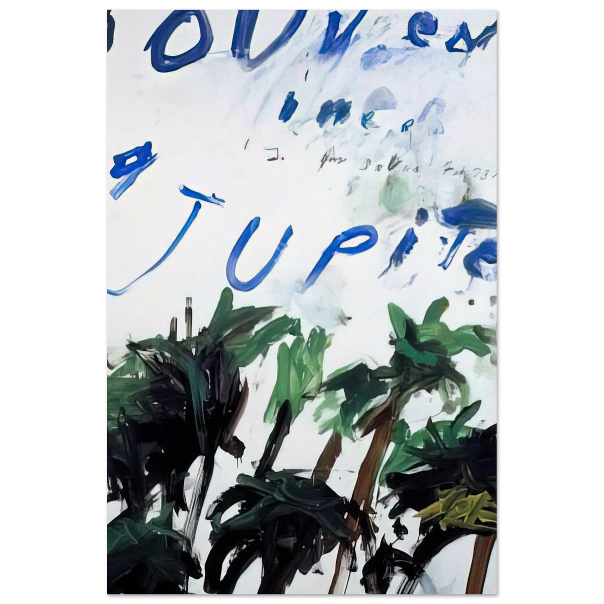 Souvenir Poster | Cy Twombly Poster | Cy Twombly Store