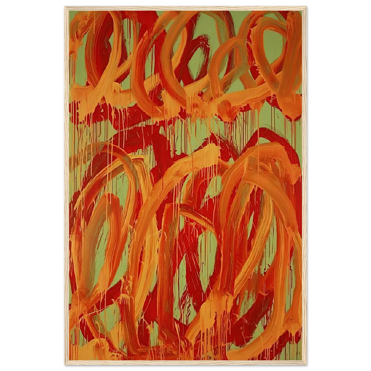 Camino Real  IV  Framed Poster | Cy Twombly Framed Prints Wall Art | Cy Twombly Store