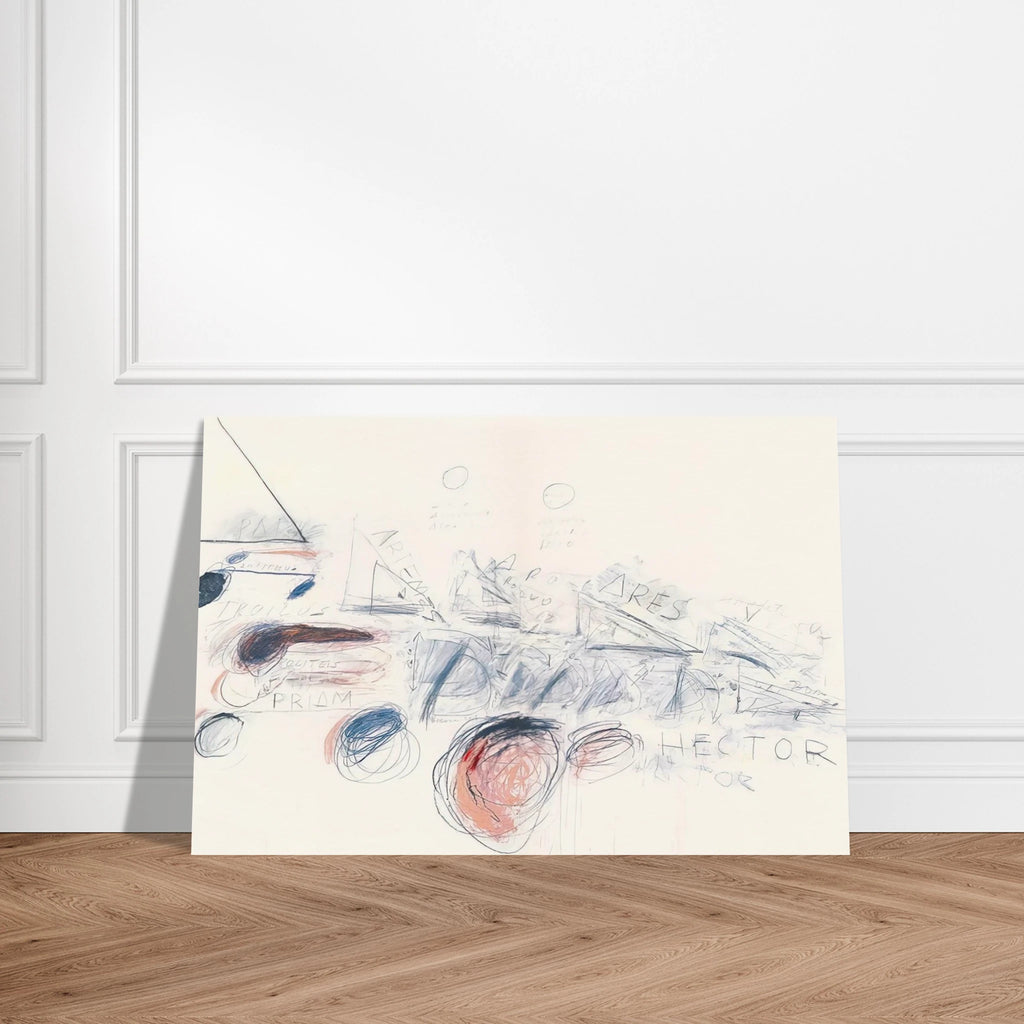 Fifty Days at Iliam. Ilians in Battle Poster | Cy Twombly Poster | Cy Twombly Store