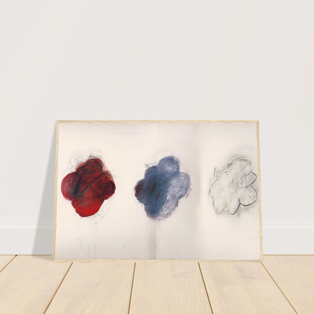 Fifty Days at Iliam. Shades of Achilles, Patroclus, and Hector Framed Poster | Cy Twombly Framed Prints Wall Art | Cy Twombly Store