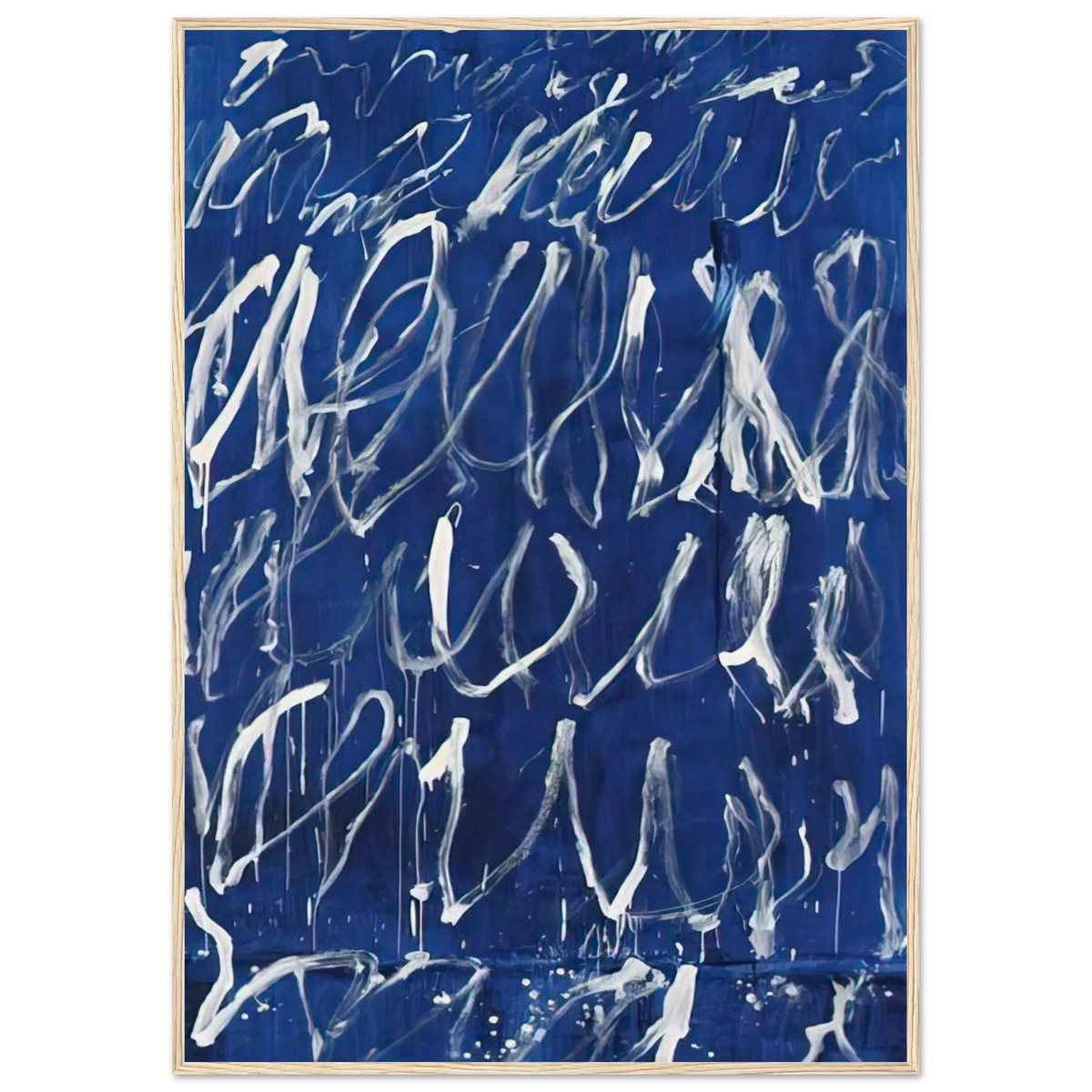 Untitled Framed Poster | Cy Twombly Framed Prints Wall Art | Cy Twombly Store