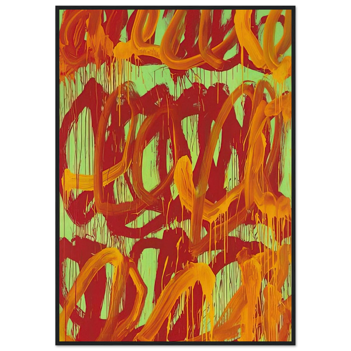 Camino Real  II  Framed Poster | Cy Twombly Framed Prints Wall Art | Cy Twombly Store