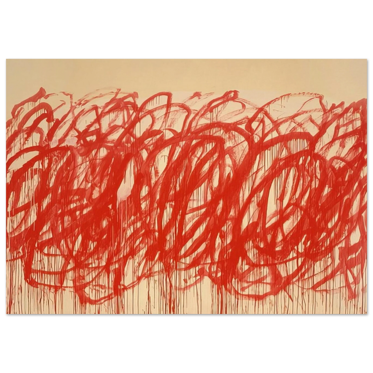 Untitled  Bacchus  Poster | Cy Twombly Poster | Cy Twombly Store