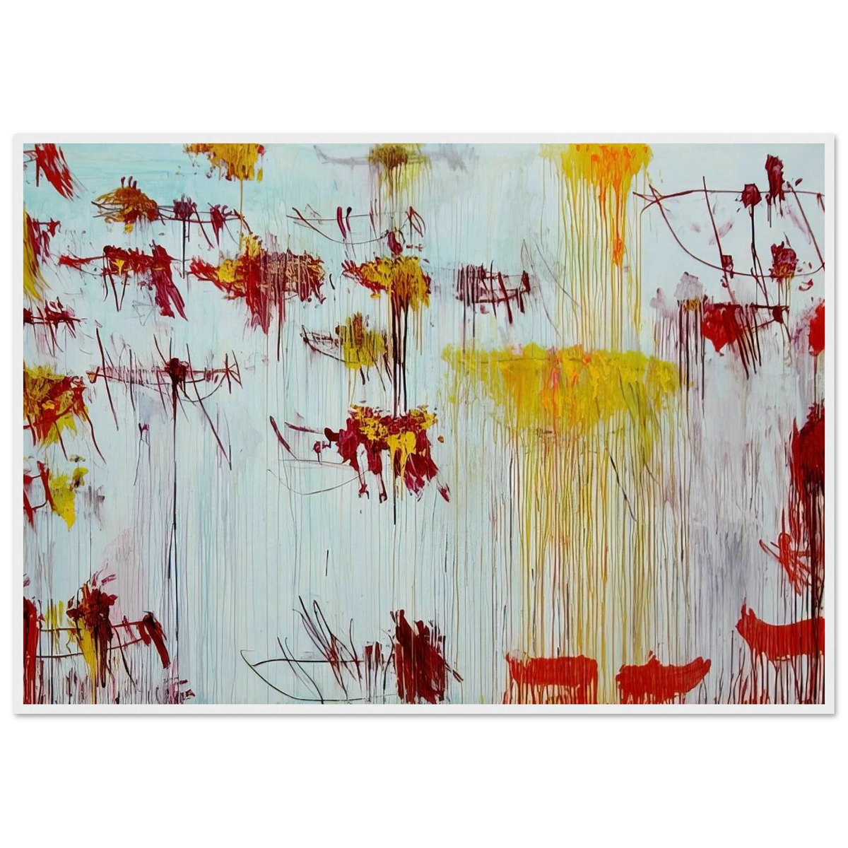 Lepanto, Part X Framed Poster | Cy Twombly Framed Prints Wall Art | Cy Twombly Store