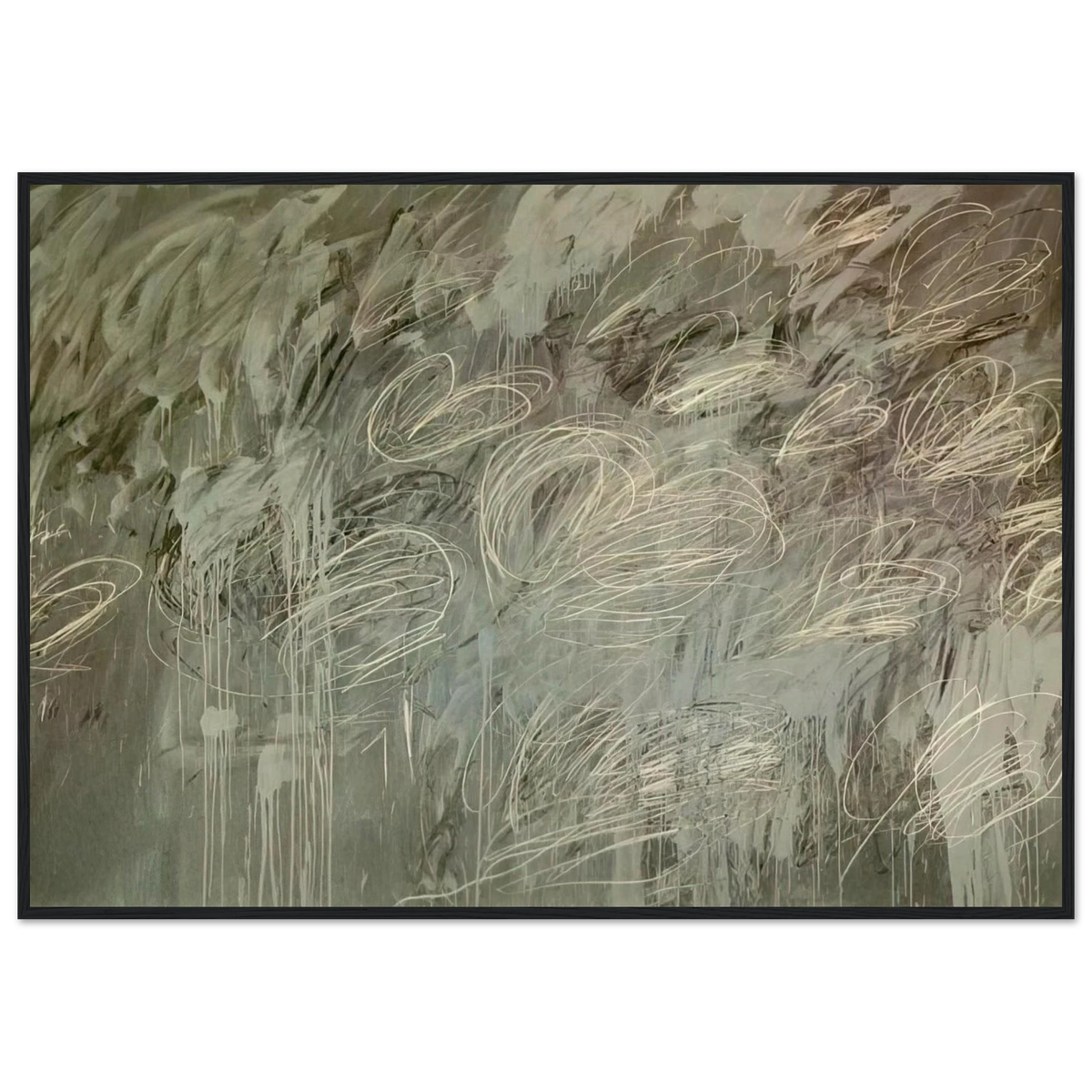 III Notes from Salalah,  Note II  Framed Poster | Cy Twombly Framed Prints Wall Art | Cy Twombly Store