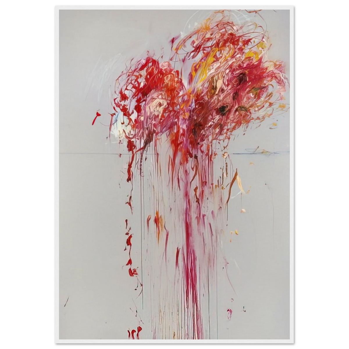 Nine Discourses on Commodus, Part VIII Framed Poster | Cy Twombly Framed Prints Wall Art | Cy Twombly Store