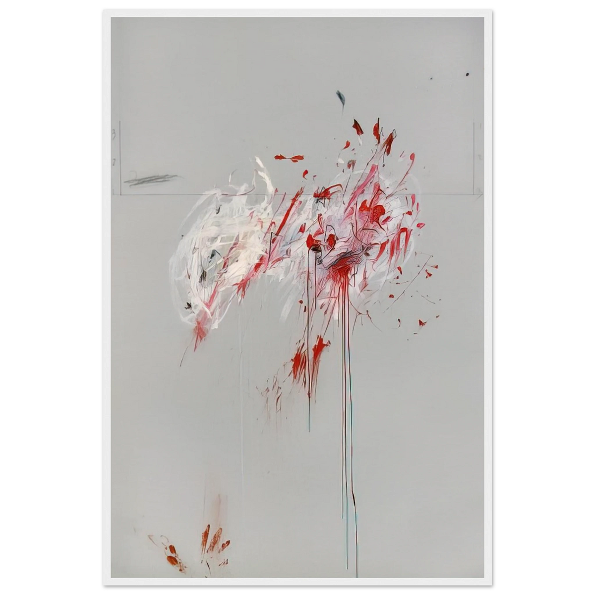 Nine Discourses on Commodus, Part III Framed Poster | Cy Twombly Framed Prints Wall Art | Cy Twombly Store