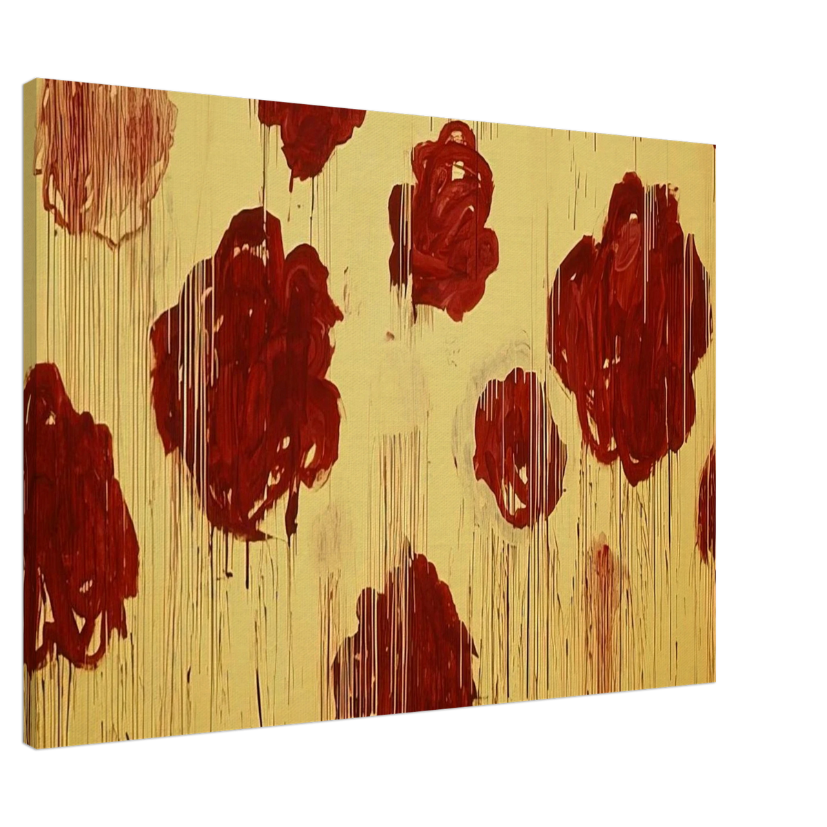 Untitled,  Blooming, A Scattering of Blossoms & Other Things  Canvas | Cy Twombly Canvas | Cy Twombly Store