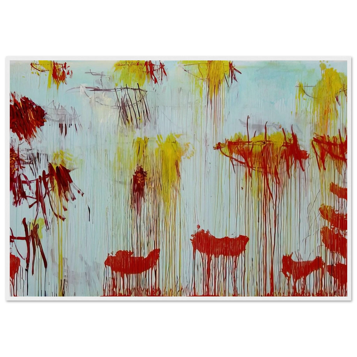 Lepanto, Part XI Framed Poster | Cy Twombly Framed Prints Wall Art | Cy Twombly Store