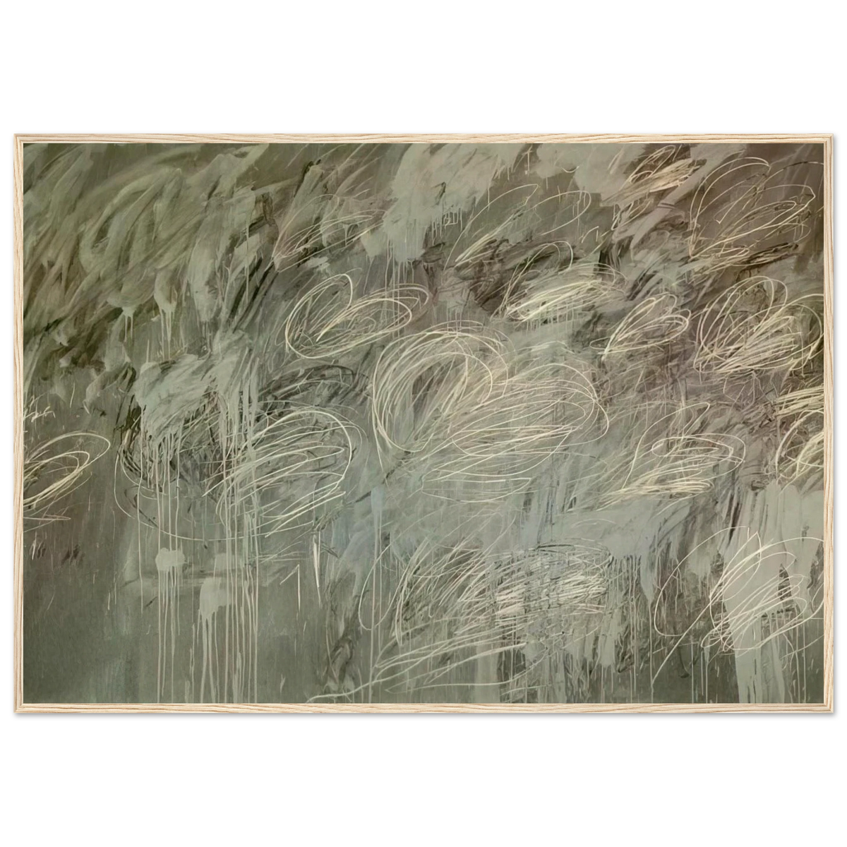 III Notes from Salalah,  Note II  Framed Poster | Cy Twombly Framed Prints Wall Art | Cy Twombly Store