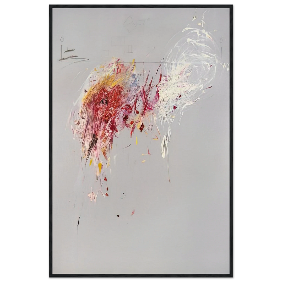 Nine Discourses on Commodus, Part V Framed Poster | Cy Twombly Framed Prints Wall Art | Cy Twombly Store