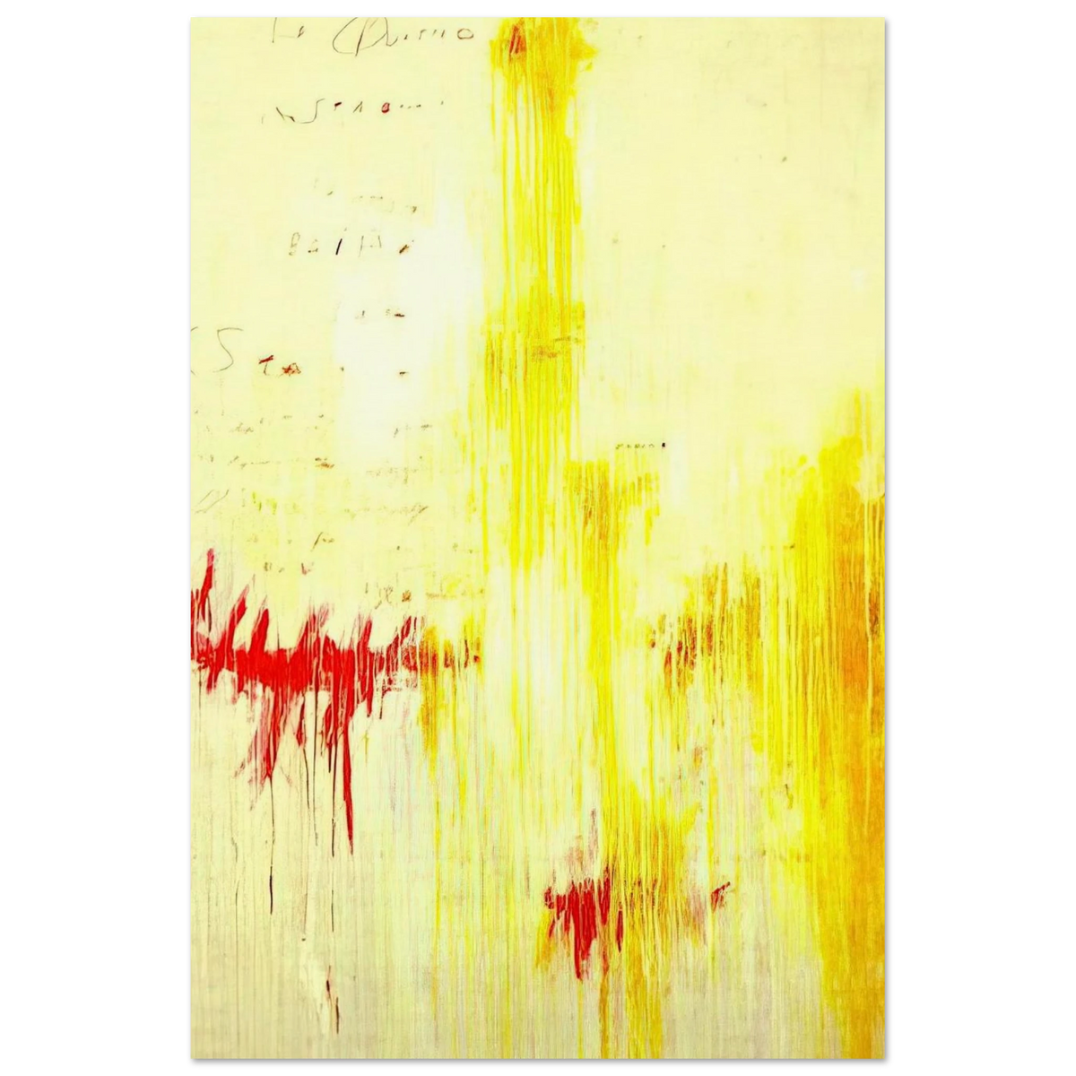 Quattro stagioni I. Estate Poster | Cy Twombly Poster | Cy Twombly Store