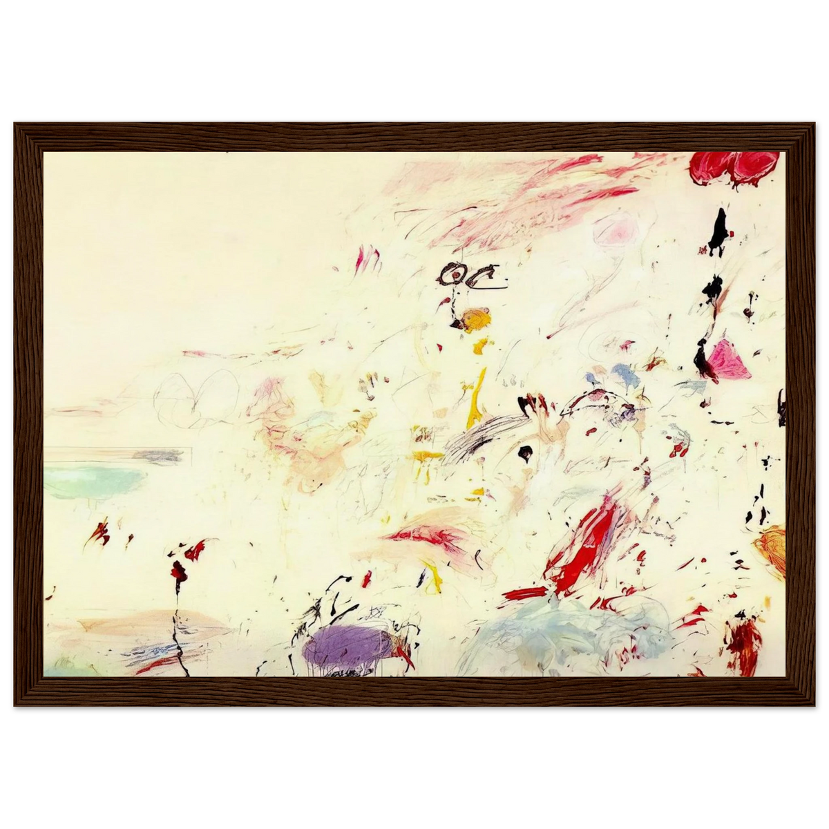 Bay of Naples Framed Poster | Cy Twombly Framed Prints Wall Art | Cy Twombly Store