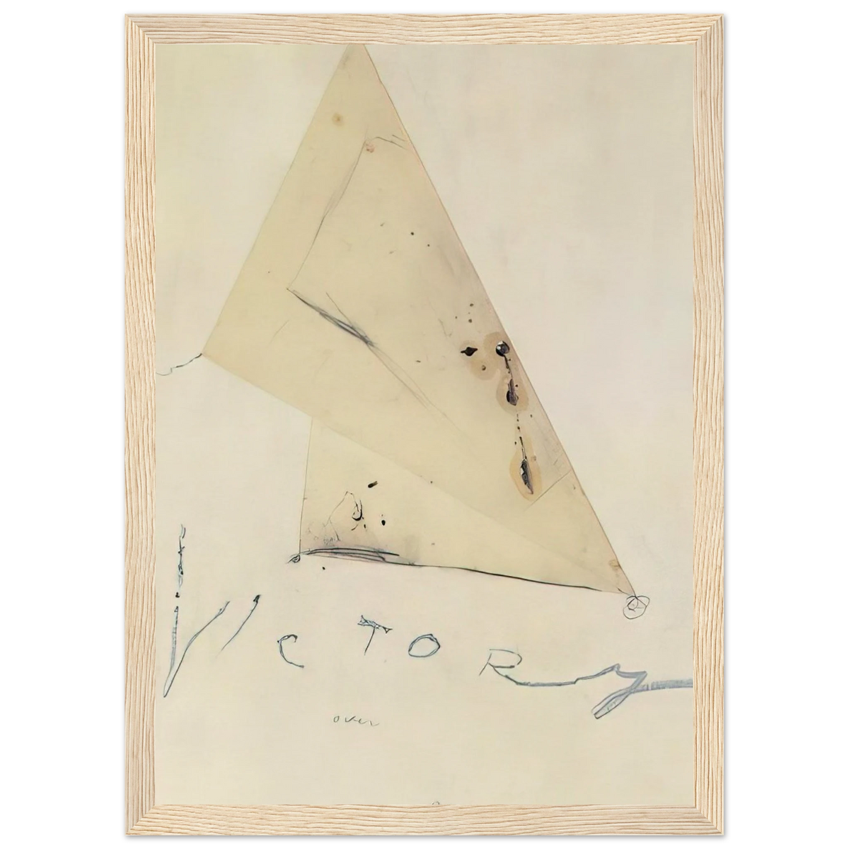 Victory Framed Poster | Cy Twombly Framed Prints Wall Art | Cy Twombly Store