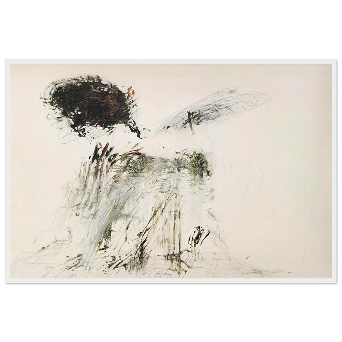 Ides of March Framed Poster | Cy Twombly Framed Prints Wall Art | Cy Twombly Store