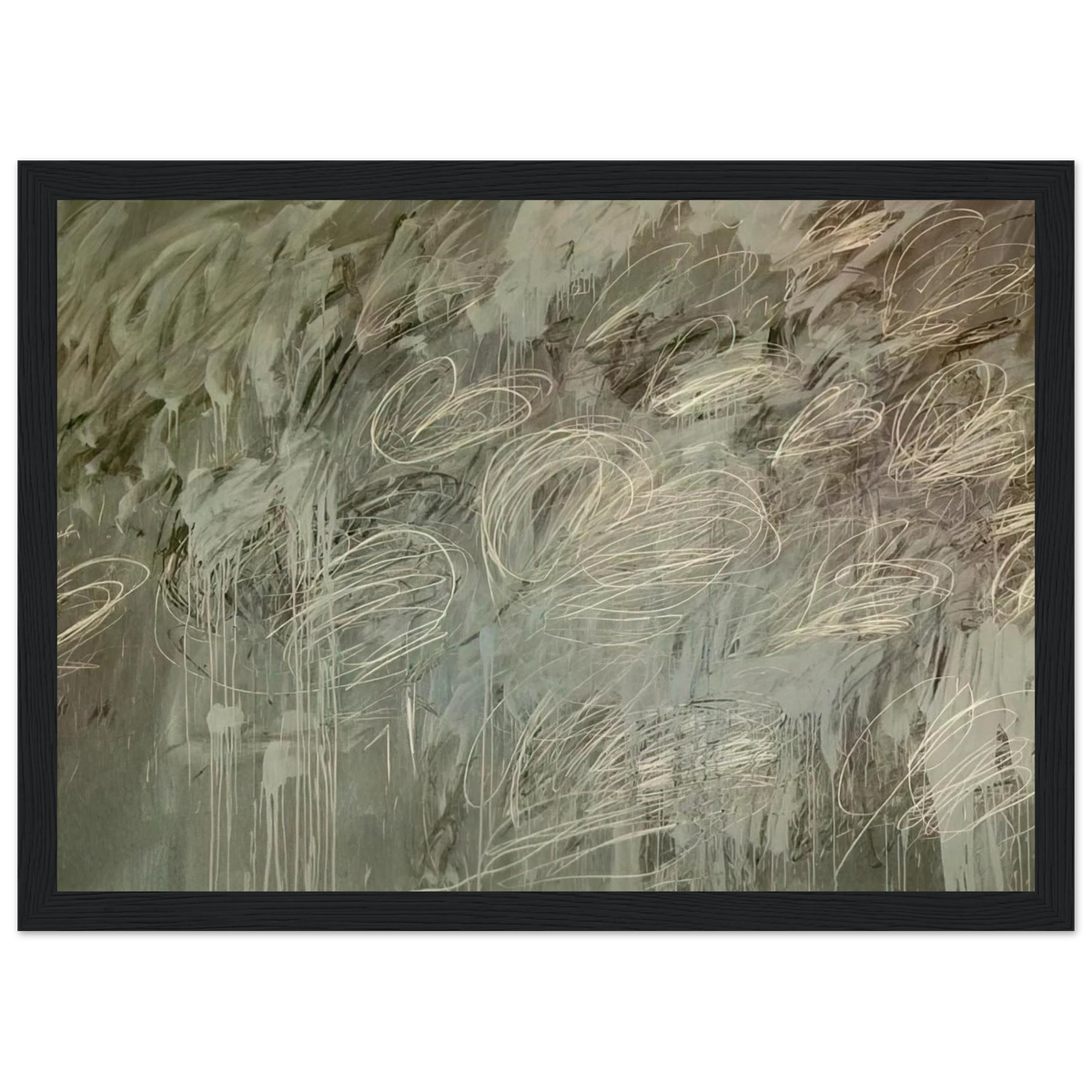 III Notes from Salalah,  Note II  Framed Poster | Cy Twombly Framed Prints Wall Art | Cy Twombly Store