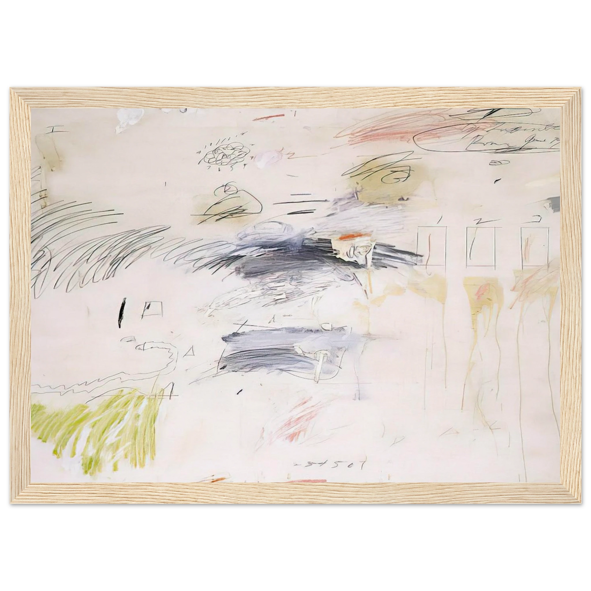 Untitled, Rome Framed Poster | Cy Twombly Framed Prints Wall Art | Cy Twombly Store