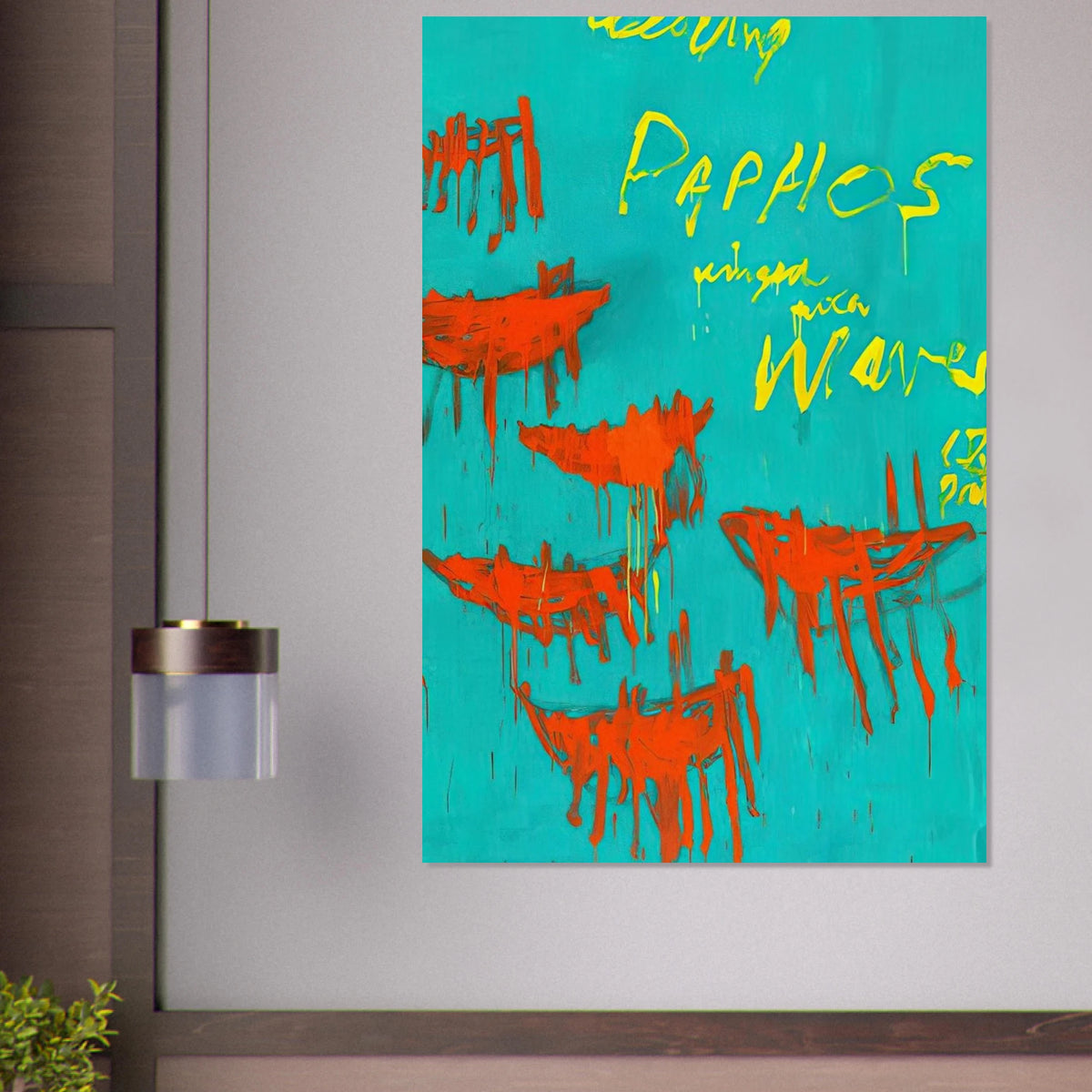 Leaving Paphos Ringed With Waves V Poster | Cy Twombly Poster | Cy Twombly Store