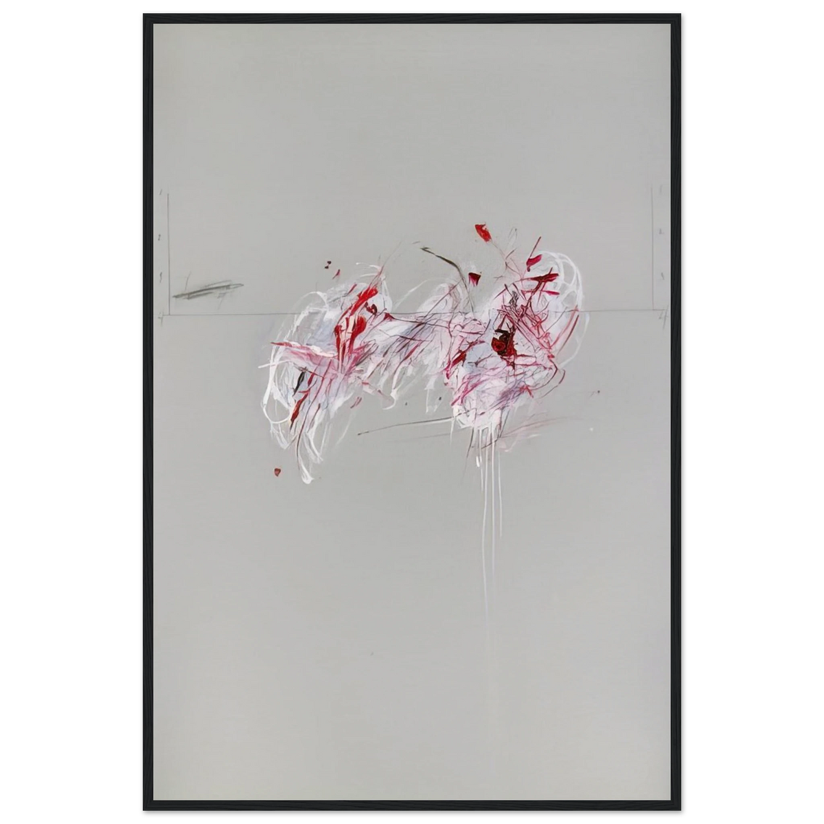 Nine Discourses on Commodus, Part II Framed Poster | Cy Twombly Framed Prints Wall Art | Cy Twombly Store