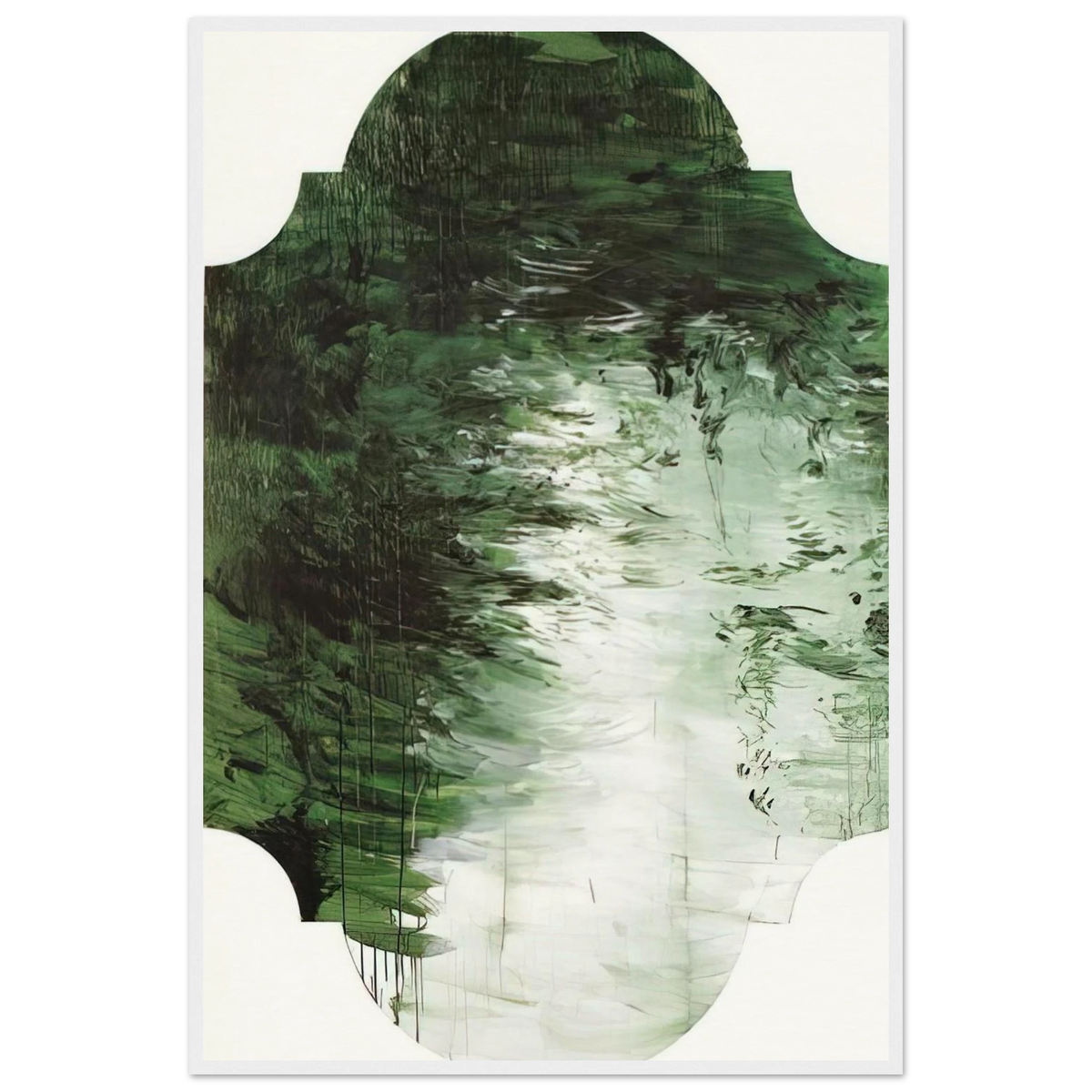 Untitled Part V Framed Poster | Cy Twombly Framed Prints Wall Art | Cy Twombly Store