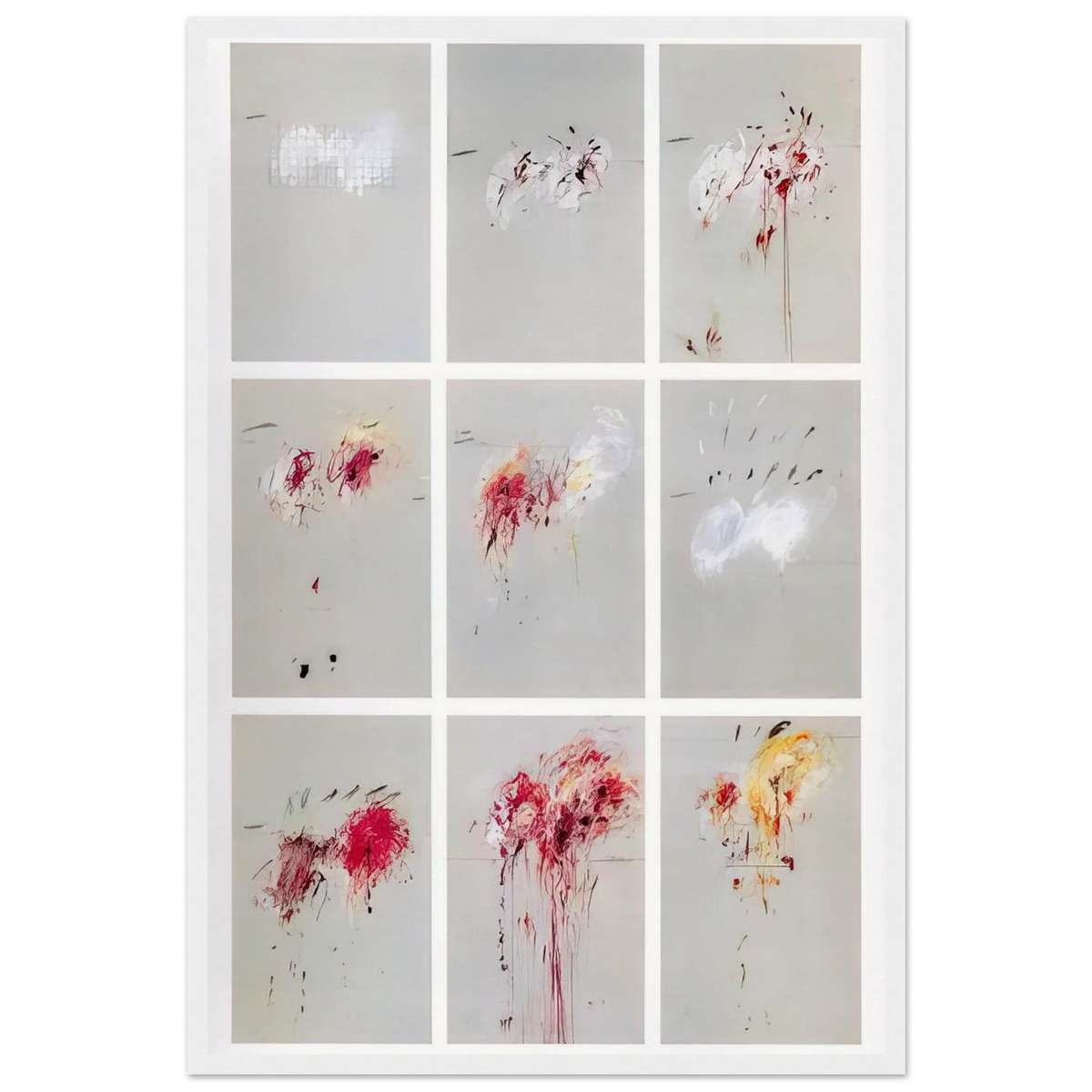 Nine Discourses on Commodus Framed Poster | Cy Twombly Framed Prints Wall Art | Cy Twombly Store