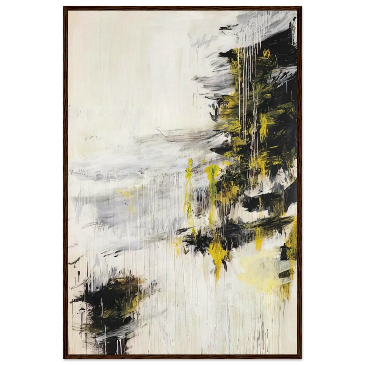 Quattro Stagioni II. Inverno Framed Poster | Cy Twombly Framed Prints Wall Art | Cy Twombly Store