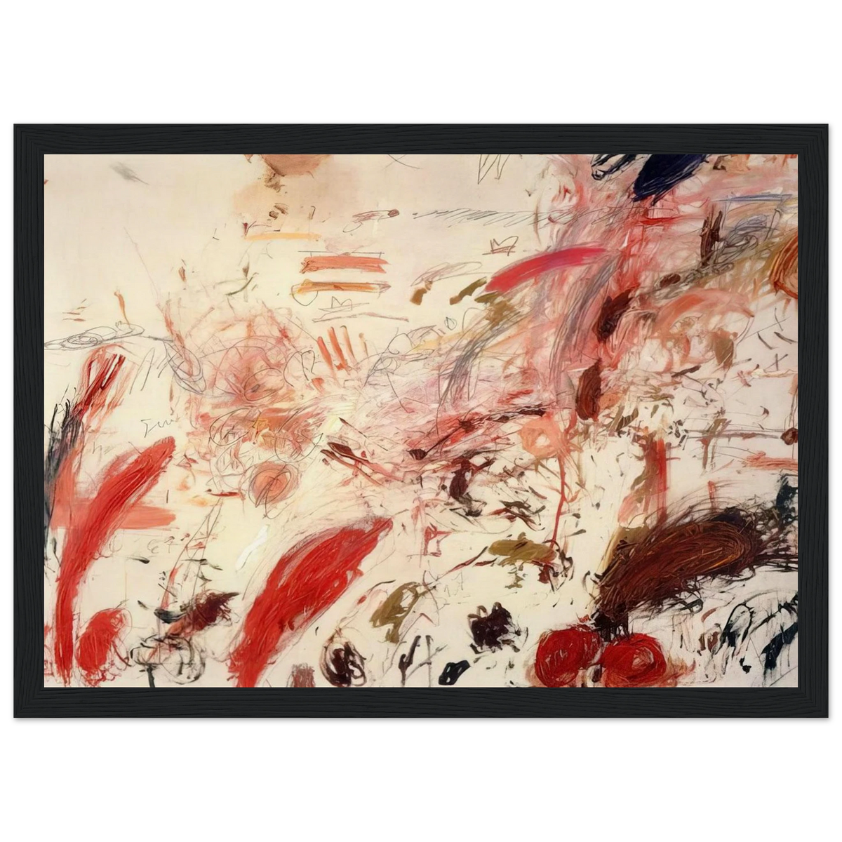 Ferragosto IV Framed Poster | Cy Twombly Framed Prints Wall Art | Cy Twombly Store