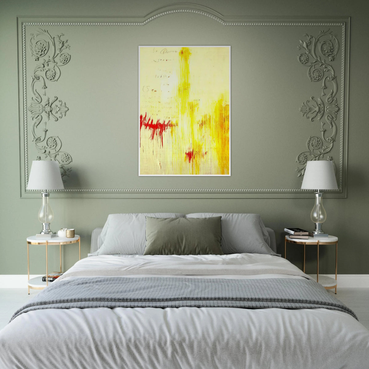 Quattro stagioni I. Estate Framed Poster | Cy Twombly Framed Prints Wall Art | Cy Twombly Store
