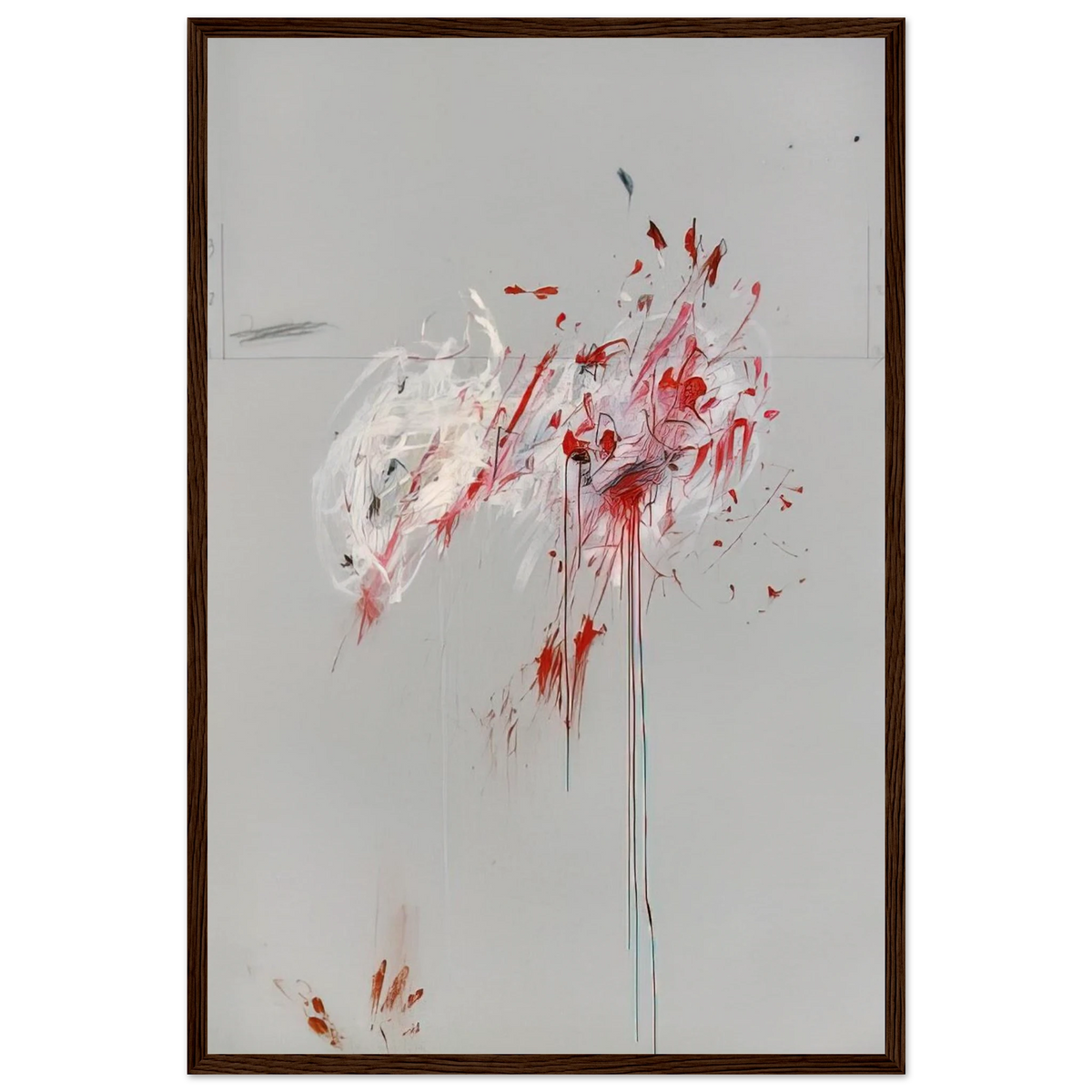 Nine Discourses on Commodus, Part III Framed Poster | Cy Twombly Framed Prints Wall Art | Cy Twombly Store