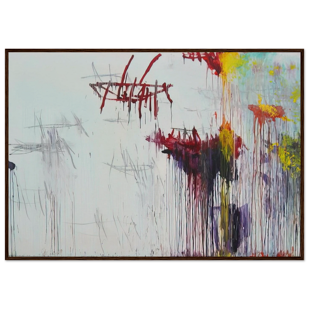 Lepanto, Part VI Framed Poster | Cy Twombly Framed Prints Wall Art | Cy Twombly Store