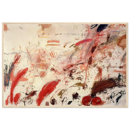 Ferragosto IV Framed Poster | Cy Twombly Framed Prints Wall Art | Cy Twombly Store